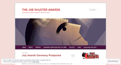 Desktop Screenshot of joeshusterawards.com